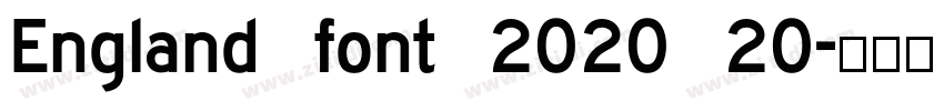 England font 2020 20字体转换